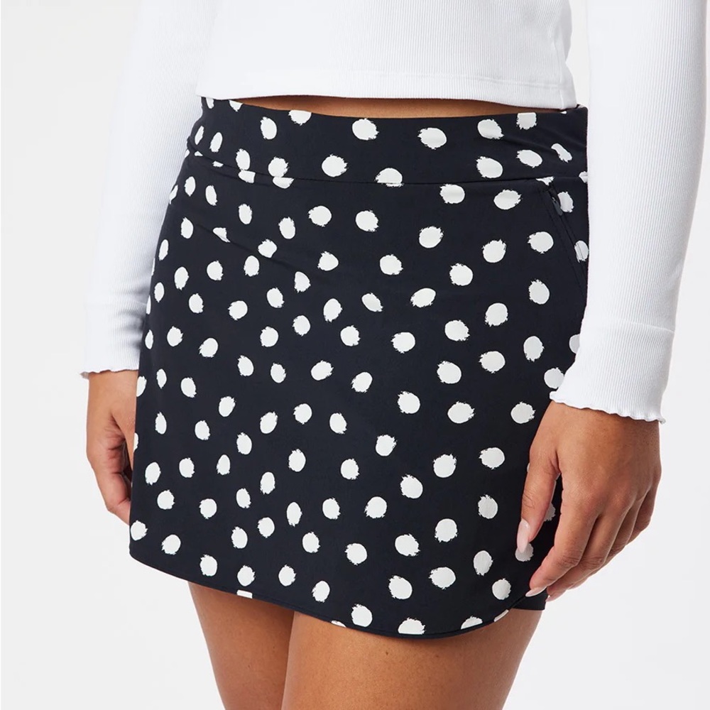 OV Polka Dot Exercise Skort
